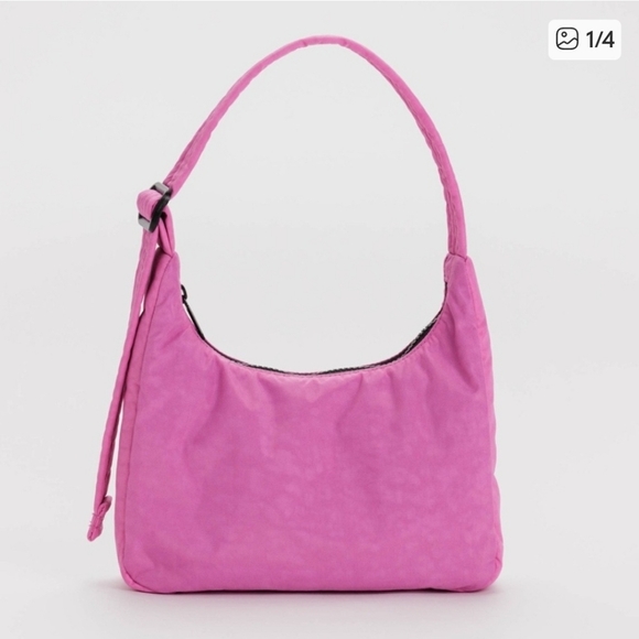 BAGGU Bubblegum Pink Mini Shoulder Bag NWT - Picture 1 of 2